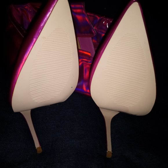 AZALEA WANG " NOT YOUR AVERAGE PINK " Stiletto Boots ( BRAND NEW!! ) - Picture 6 of 6